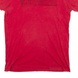 CALVIN KLEIN Mens T-Shirt Red S