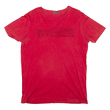CALVIN KLEIN Mens T-Shirt Red S