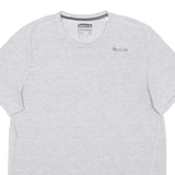 REEBOK Supreme Womens T-Shirt Grey Crew Neck L
