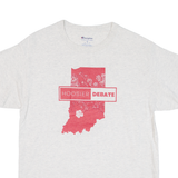 CHAMPION Mens T-Shirt Grey M