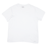 CALVIN KLEIN Mens T-Shirt White V-Neck L