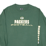 NFL Packers Football Mens T-Shirt Green Long Sleeve USA M