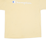 CHAMPION Mens T-Shirt Yellow L