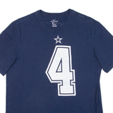 NIKE Mens T-Shirt Blue USA L