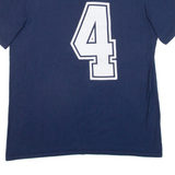 NIKE Mens T-Shirt Blue USA L