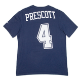 NIKE Mens T-Shirt Blue USA L