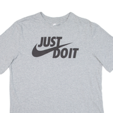 NIKE Mens T-Shirt Grey L