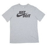 NIKE Mens T-Shirt Grey L