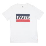 LEVI'S Mens T-Shirt White S