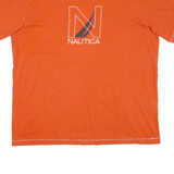 NAUTICA Mens T-Shirt Orange L