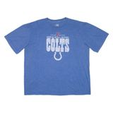 NFL American Football Conference Colts Mens T-Shirt Blue USA XL