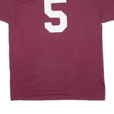 RUSSELL ATHLETIC 5 Mens T-Shirt Maroon M