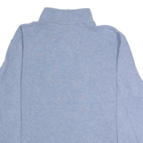 NAUTICA Mens Jumper Blue 1/4 Zip Tight Knit XL