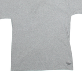 REEBOK Mens T-Shirt Grey M