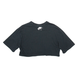 NIKE Cropped Womens T-Shirt Black M
