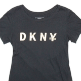 DKNY Womens T-Shirt Black S