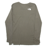 THE NORTH FACE Womens T-Shirt Green Long Sleeve S