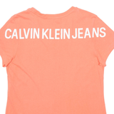 CALVIN KLEIN JEANS Womens T-Shirt Pink XL