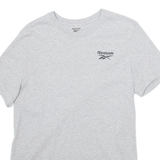 REEBOK Mens T-Shirt Grey S