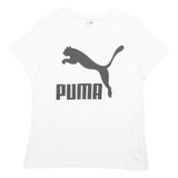PUMA Womens T-Shirt White L