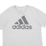 ADIDAS Mens T-Shirt Grey M