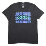 ADIDAS Mens T-Shirt Black L