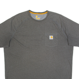 CARHARTT Tall Relaxed Fit Mens T-Shirt Grey XL