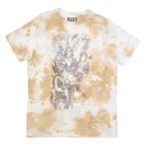 KISS Tie-Dye Mens Band T-Shirt Brown M