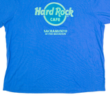 HARD ROCK CAFE Sacramento Mens T-Shirt Blue USA XL