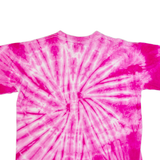 Hawaii Womens Tie Dye T-Shirt Pink USA ONE SIZE