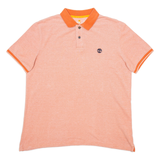 TIMBERLAND Mens Polo Shirt Orange L