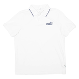PUMA Mens Polo Shirt White M