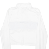 ELLESSE Womens Polo Shirt White Long Sleeve UK 10