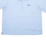 UMBRO Mens Polo Shirt Blue Striped 2XL