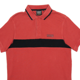 BARBOUR Mens Polo Shirt Red M