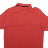 BARBOUR Mens Polo Shirt Red M