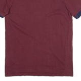 FILA Mens T-Shirt Maroon S