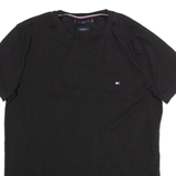 TOMMY HILFIGER Extra Slim Fit Mens T-Shirt Black M