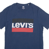 LEVI'S Mens T-Shirt Blue S