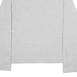 BENCH Mens T-Shirt Grey Long Sleeve L