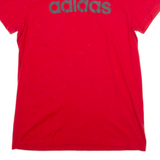 ADIDAS Mens T-Shirt Red S