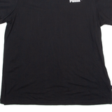 PUMA Mens T-Shirt Black Crew Neck L