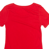 NIKE Just Do It. Womens T-Shirt Red S