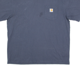 CARHARTT Loose Fit Mens T-Shirt Grey Crew Neck XL