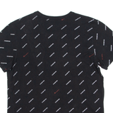 CHAMPION Mens T-Shirt Black Crew Neck M