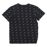 CHAMPION Mens T-Shirt Black Crew Neck M