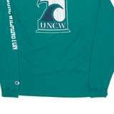 CHAMPION University Of North Carolina Wilmington The Dub Mens T-Shirt Green USA XL