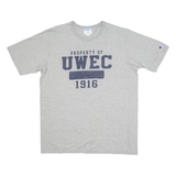 CHAMPION UWEC Mens T-Shirt Grey USA Crew Neck XL