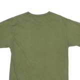 CHAMPION Mens T-Shirt Green Crew Neck M