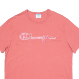CHAMPION Mens T-Shirt Pink Crew Neck XL